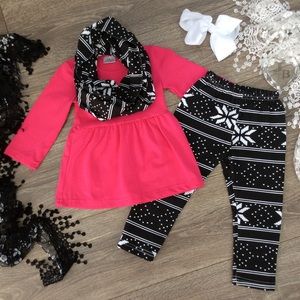 Matching Sets - Boutique Girls 4pc Outfit Matching Sets - Boutique Girls 4pc Outfit